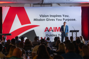 John O'Leary speaking at AAIM's 11th Annual Leadership Conference